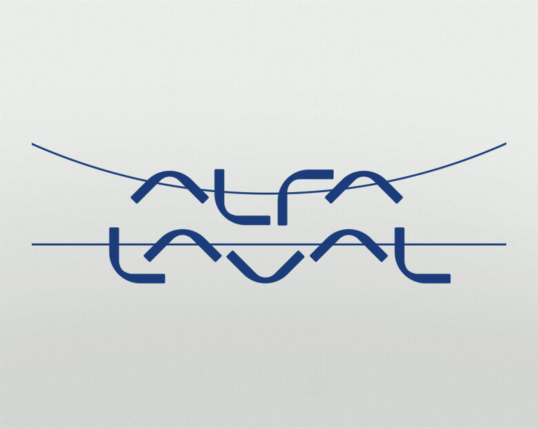 Alfa Laval logo, NGC's European heat exchanger component partner.